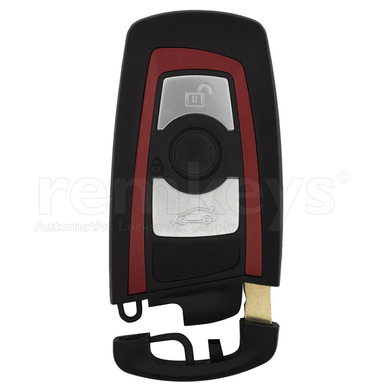 Bmw F Series 3Btn Smart Remote Case - RED