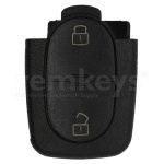 Audi 2Btn Remote Case (Round) - Small Battery