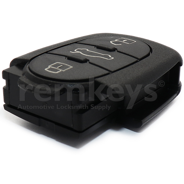 Audi 3Btn Remote Case (Round) - Small Battery