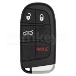 M3N40821302 7812A-40821302 CHRYSLER 3+1Btn Smart Remote Pcf7945 433mhz