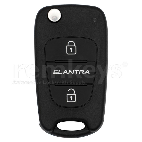 Elantra 3 Button Flip Remote Case