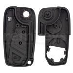 Fiat 3Btn Flip Remote Case - Battery Backside