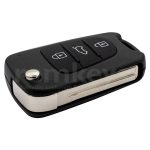 Kia 3 Button Flip Remote Case