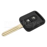 Nissan 2 Button Remote Case-Square