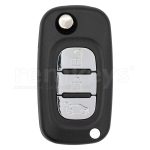 Fluence/Megane3 3 Button Flip Remote Case