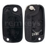 Fluence/Megane3 3 Button Flip Remote Case