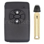 Toyota Old 2 Button Smart Remote Case - Black