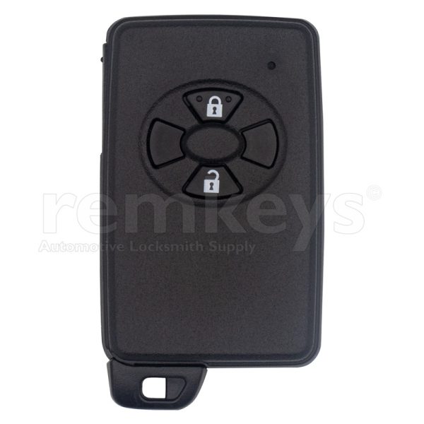 Toyota Old 2 Button Smart Remote Case - Black