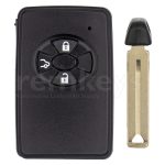 Toyota Old 3 Button Smart Remote Case - Black