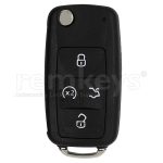 VAG UDS 4+1 Button Flip Remote Case