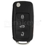 VAG UDS 3+1 Button Flip Remote Case