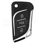 XKLKS0EN - BMW Type 3Btn Flip Wire Remote - Type3