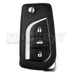 XNTO00EN - Toyota Type 3Btn Flip Wireless Remote