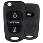 95430-1R110 Accent Blue 2Btn Flip Remote ID46 433mhz OEM