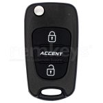 95430-1R110 Accent Blue 2Btn Flip Remote ID46 433mhz OEM