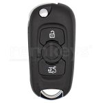 Astra K 3 Button Flip Remote Case