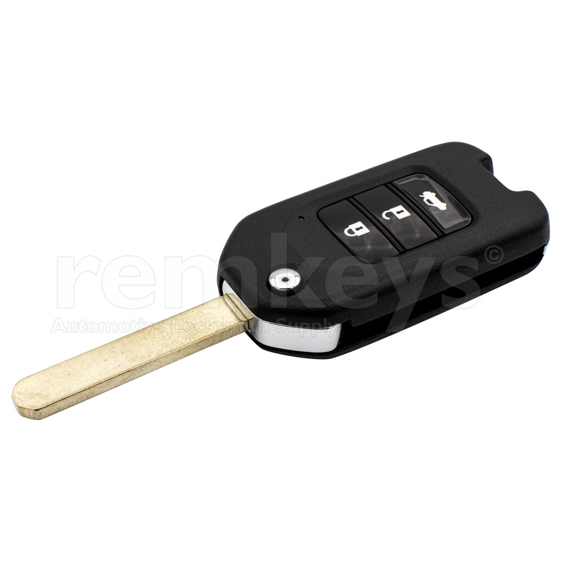 CRV 3Btn Flip Remote Key Hitag3 433mhz 35118-TV0-305