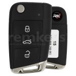 GOLF7 Keyless Entry - MQB 3Btn Megamos AES 433mhz 5G0959752BC OEM