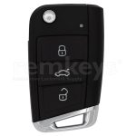 2G6959752D New POLO 3Btn Flip NCF2161W 433MHZ OEM Keyless