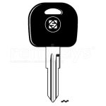 Opel Silca HU46AT5 Transponder Key