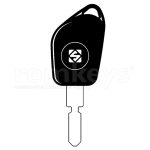 PSA Silca NE78TE Transponder Key