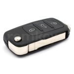 VW Touareg 3+1 Button Flip Remote Case