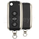 BENTLEY 3Btn Flip Remote PCF7942 433MHz Keyless Go - with KESSY