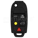 8688800 Volvo S60 5 Button Flip Remote Key 433mhz Oem VLRK10