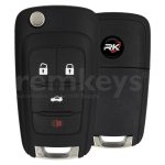 13584848 Camaro 4Btn Flip Remote ID46 433mhz 13584848 – KEYLESS GO