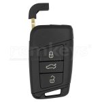 New VW Passat 3 Button MQB Smart Remote Case - Black