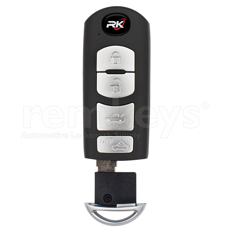Mazda 4 Button Smart Remote Case Remkeys