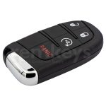 6BY88DX9AA, M3N-40821302, Aftermarket Jeep Renegade 3+1Button Smart Remote Key Hitag AES Transponder 433MHz