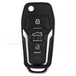 XNFO01EN - Ford Type 3+1Button Flip Wireless Remote