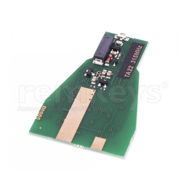 TA22 - PCB for Mercedes IR key fob case small size. Frequency - 315 Mhz