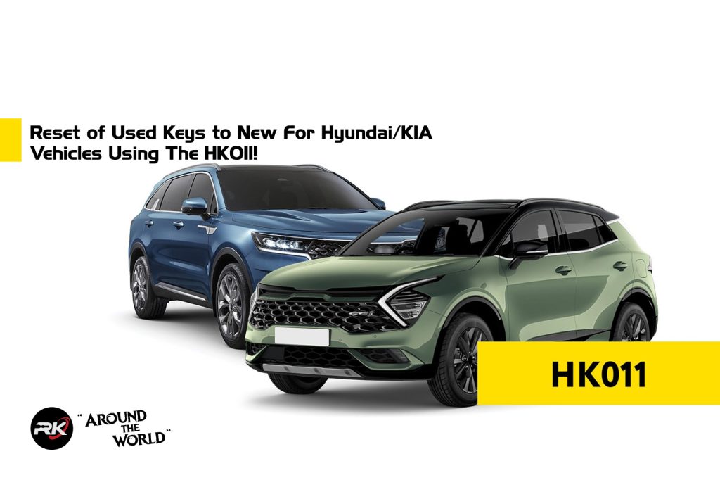 Reset of Used Keys to New For Hyundai/KIA Vehicles Using The HK011!