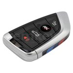 BMW New 3+1 Button Smart Remote Case - BLACK