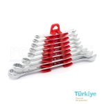 Combination Wrench Set 8 pcs, Short - Izeltas - 320002108