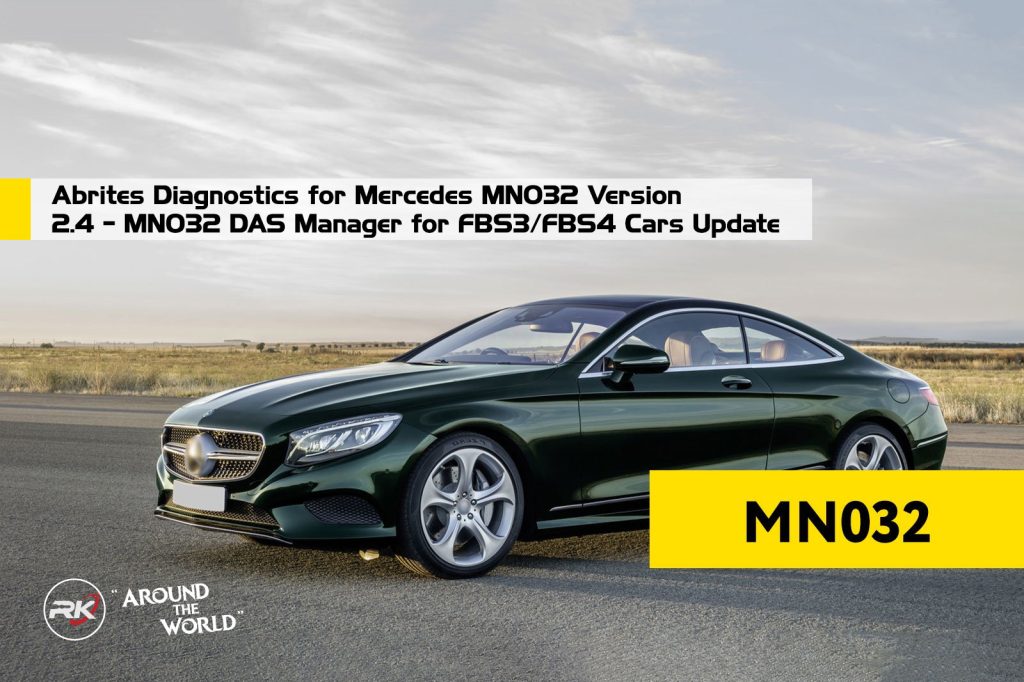 Abrites Diagnostics for Mercedes MN032 Version2.4 - MN032 DAS Manager for FBS3/FBS4 Cars Update