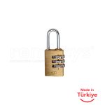 Combination Brass Padlock 25 mm - Yuma Locks - YM-2125