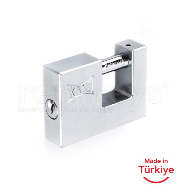 Horizontal Brass Padlock - Satin 70 mm - Kale Locks - KD001/50-170