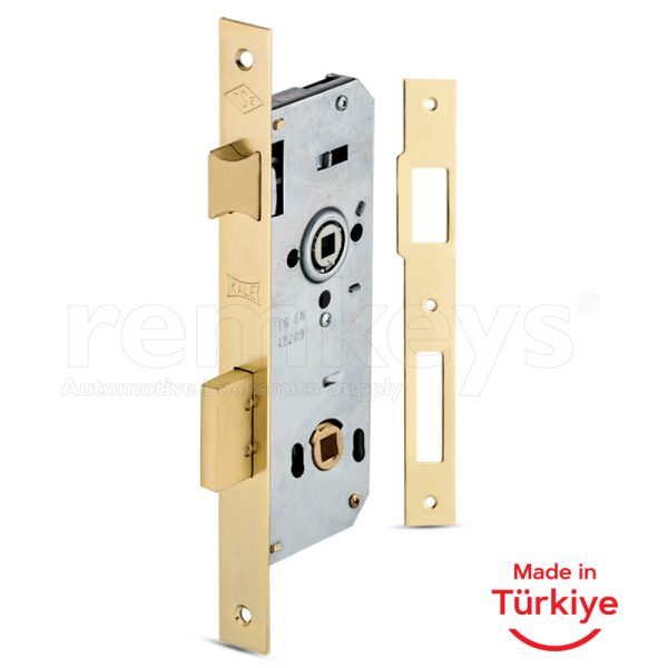 Interior Mortise Lock For Wooden WC Doors - Kale Locks - 167 R WC