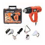 Electric Heat Gun 2000W for Paint Stripping with 5 Accessories Kitbox - Black+Decker - Kx2001K/Xk