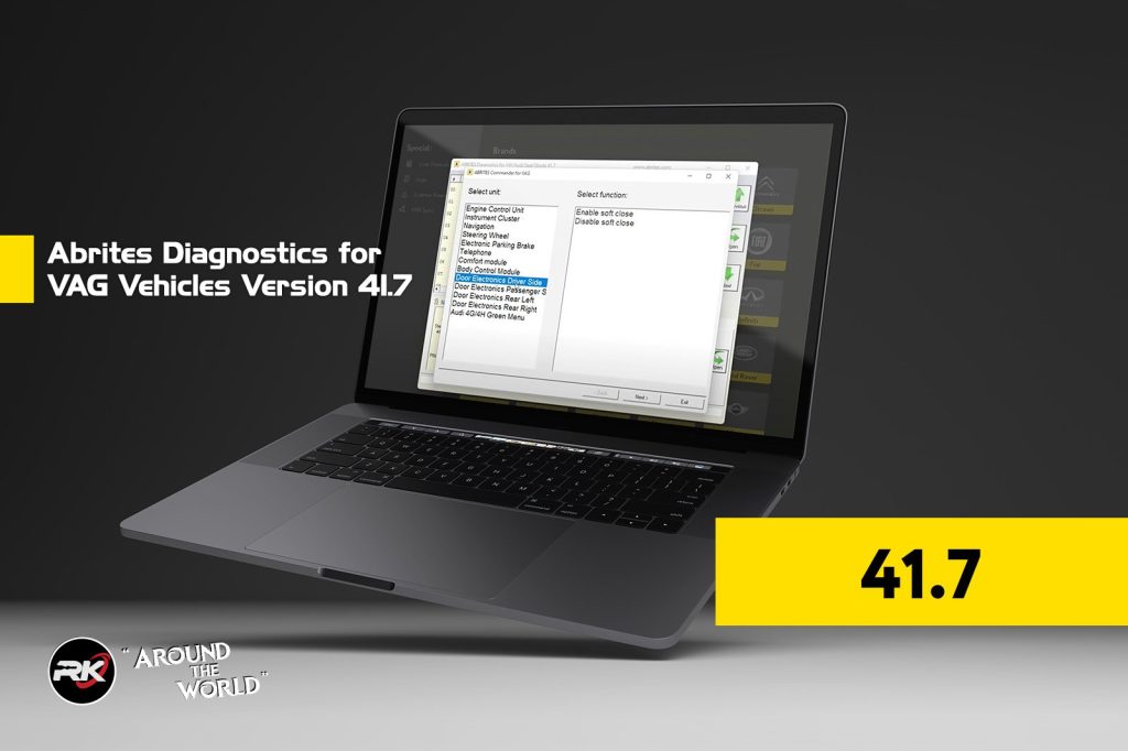 Abrites Diagnostics for VAG Vehicles Version 41.7