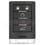 Cadillac SRX CTS 4+1Btn Smart PCF7937E 433MHz Keyless Go