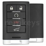 Cadillac SRX CTS 4+1Btn Smart PCF7937E 433MHz Keyless Go