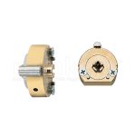 Cross Key Type Cylinder F3 - Kale Locks - 164 F - 3 Keys