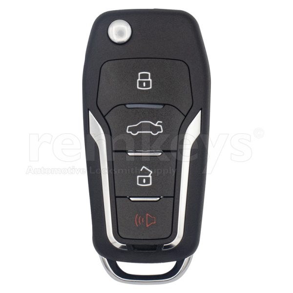 XKFO01EN - Ford Type 4Btn Flip Wire Remote