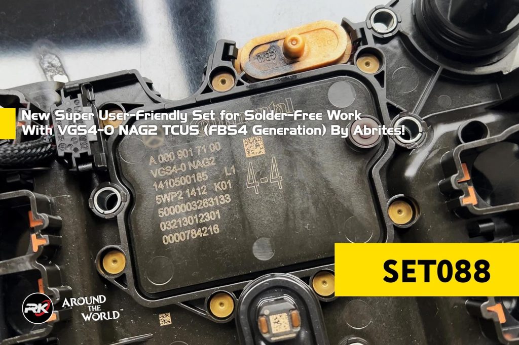 New Super User-Friendly Set for Solder-Free Work With VGS4-0 NAG2 TCUS (FBS4 Generation) By Abrites!