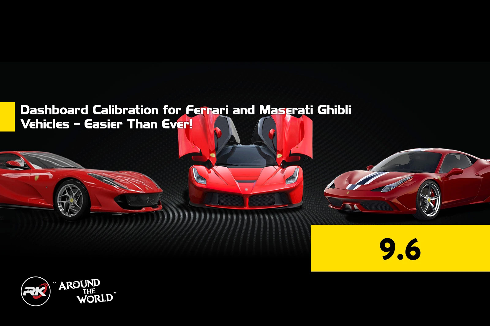 Dashboard Calibration for Ferrari and Maserati Ghibli Vehicles - Easier Than Ever!