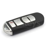 Mazda 3+1Button Smart Remote Case Type2